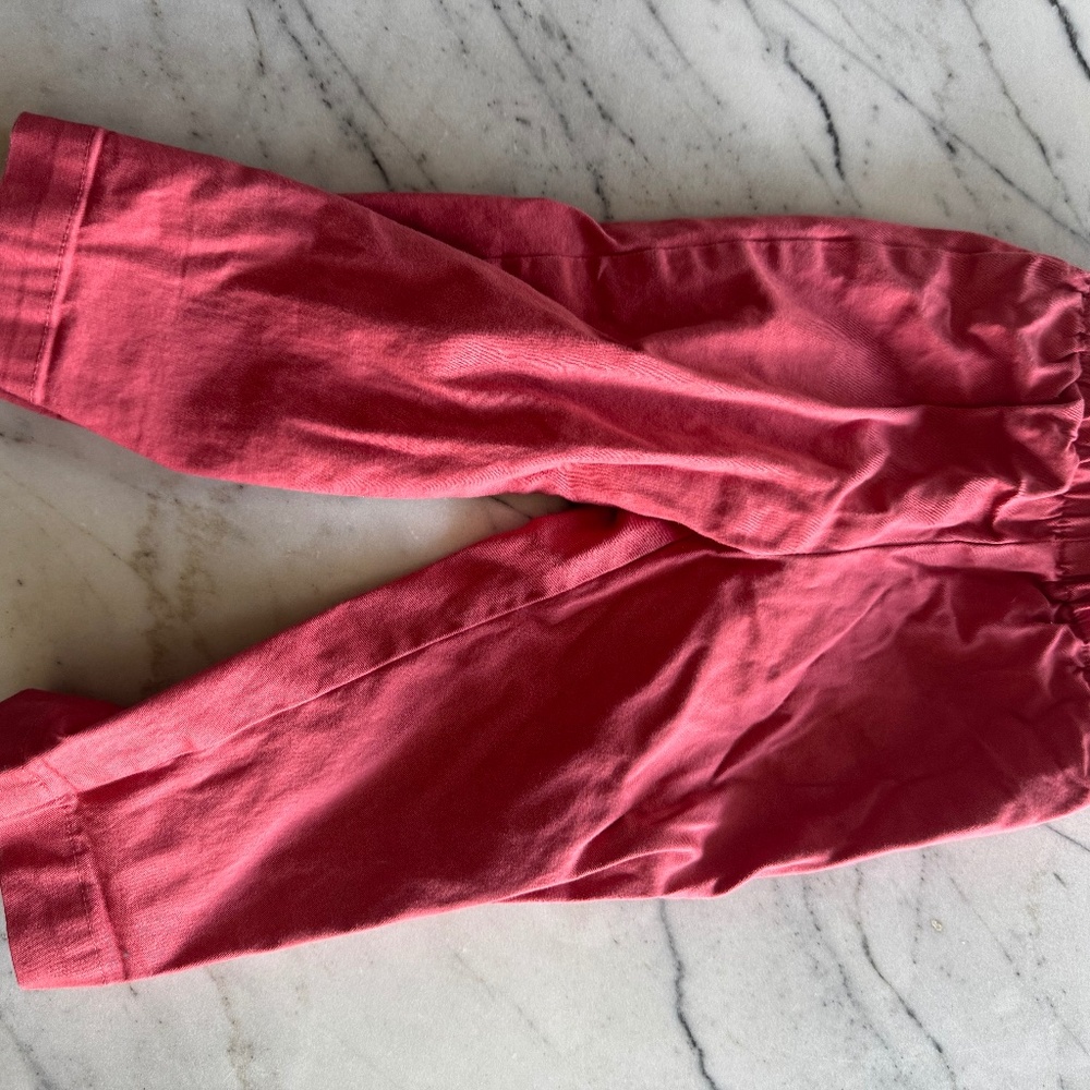 Classic Prep 9-12MO boys Myles pants in mineral red